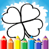 4-leaf-clover-coloring-page